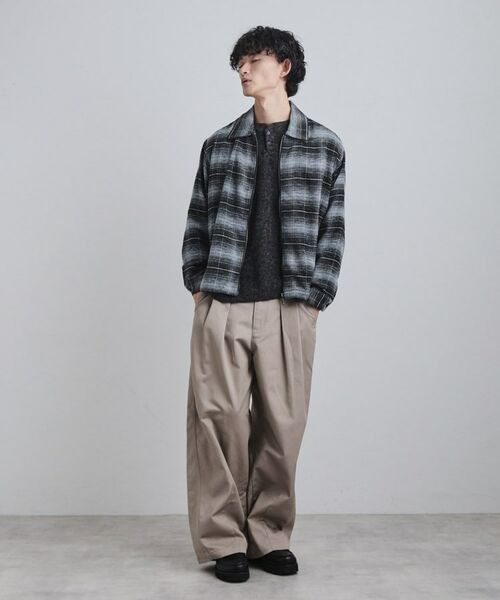 tk.TAKEO KIKUCHI / ティーケー タケオキクチ シャツ・ブラウス | モールチェックZIPシャツ | 詳細3