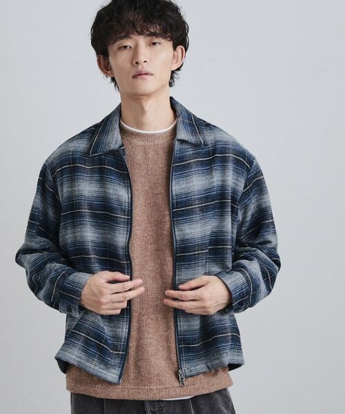 tk.TAKEO KIKUCHI / ティーケー タケオキクチ シャツ・ブラウス | モールチェックZIPシャツ | 詳細6