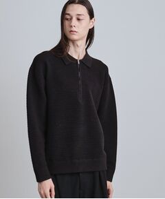tk.TAKEO KIKUCHI / ティーケー タケオキクチ ニット・セーター | ハーフジップニットポロシャツ