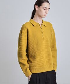 tk.TAKEO KIKUCHI / ティーケー タケオキクチ ニット・セーター | ハーフジップニットポロシャツ