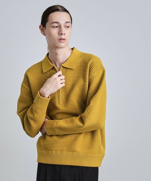 tk.TAKEO KIKUCHI / ティーケー タケオキクチ ニット・セーター | ハーフジップニットポロシャツ | 詳細10
