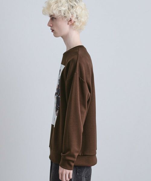 tk.TAKEO KIKUCHI / ティーケー タケオキクチ カットソー | アーバングラフィックブラシ刺繍長袖Tシャツ | 詳細15