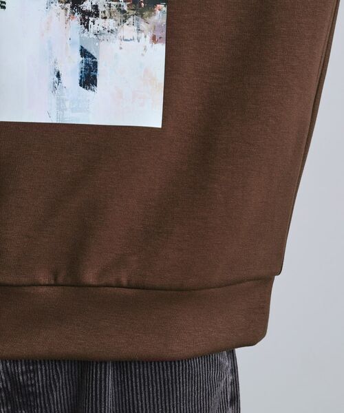 tk.TAKEO KIKUCHI / ティーケー タケオキクチ カットソー | アーバングラフィックブラシ刺繍長袖Tシャツ | 詳細19