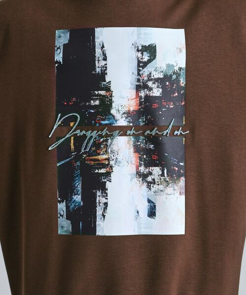 tk.TAKEO KIKUCHI / ティーケー タケオキクチ カットソー | アーバングラフィックブラシ刺繍長袖Tシャツ | 詳細20