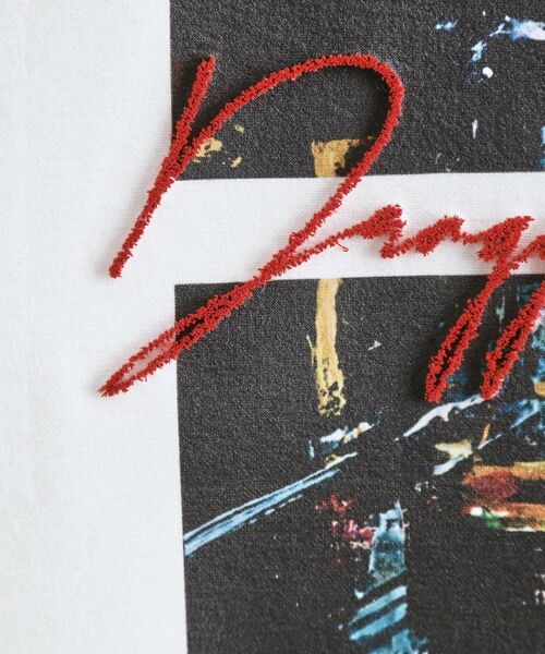 tk.TAKEO KIKUCHI / ティーケー タケオキクチ カットソー | アーバングラフィックブラシ刺繍長袖Tシャツ | 詳細5