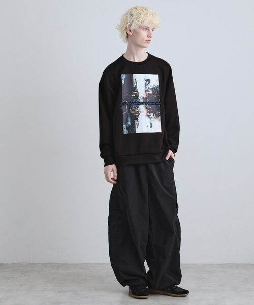 tk.TAKEO KIKUCHI / ティーケー タケオキクチ カットソー | アーバングラフィックブラシ刺繍長袖Tシャツ | 詳細8