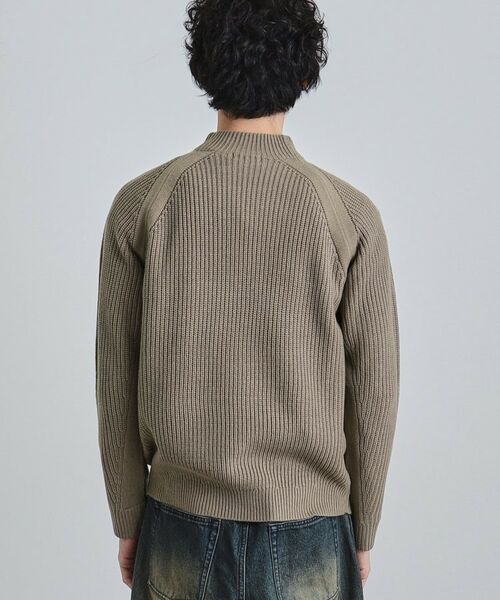 tk.TAKEO KIKUCHI / ティーケー タケオキクチ ニット・セーター | 片畦ハーフジップニット | 詳細15