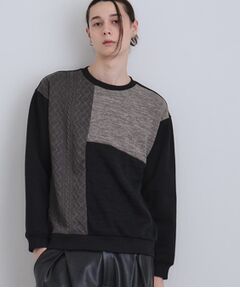 tk.TAKEO KIKUCHI / ティーケー タケオキクチ カットソー | 切り替えニットソー