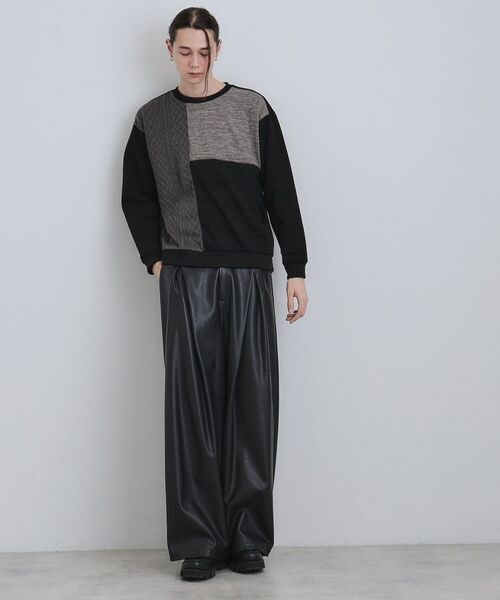 tk.TAKEO KIKUCHI / ティーケー タケオキクチ カットソー | 切り替えニットソー | 詳細2