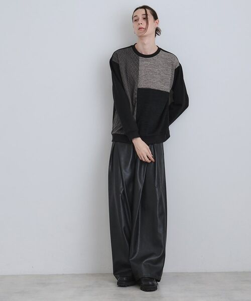 tk.TAKEO KIKUCHI / ティーケー タケオキクチ カットソー | 切り替えニットソー | 詳細3