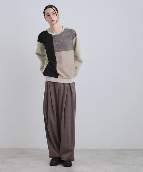 tk.TAKEO KIKUCHI / ティーケー タケオキクチ カットソー | 切り替えニットソー | 詳細6