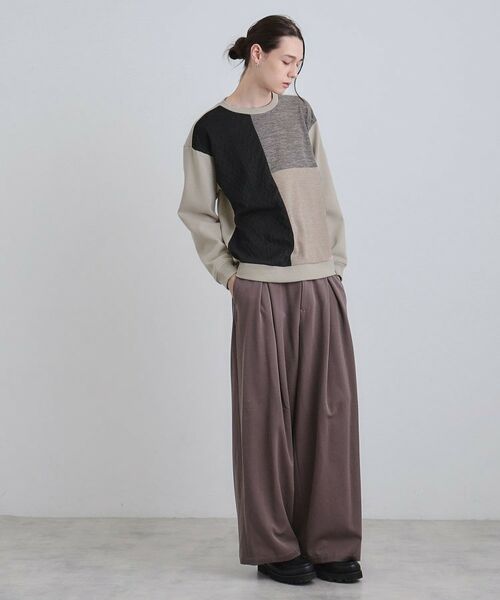 tk.TAKEO KIKUCHI / ティーケー タケオキクチ カットソー | 切り替えニットソー | 詳細7