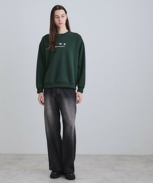 tk.TAKEO KIKUCHI / ティーケー タケオキクチ スウェット | スリーアイテム刺繍スウェット | 詳細10