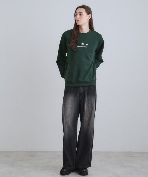 tk.TAKEO KIKUCHI / ティーケー タケオキクチ スウェット | スリーアイテム刺繍スウェット | 詳細11