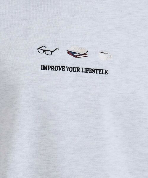 tk.TAKEO KIKUCHI / ティーケー タケオキクチ スウェット | スリーアイテム刺繍スウェット | 詳細4