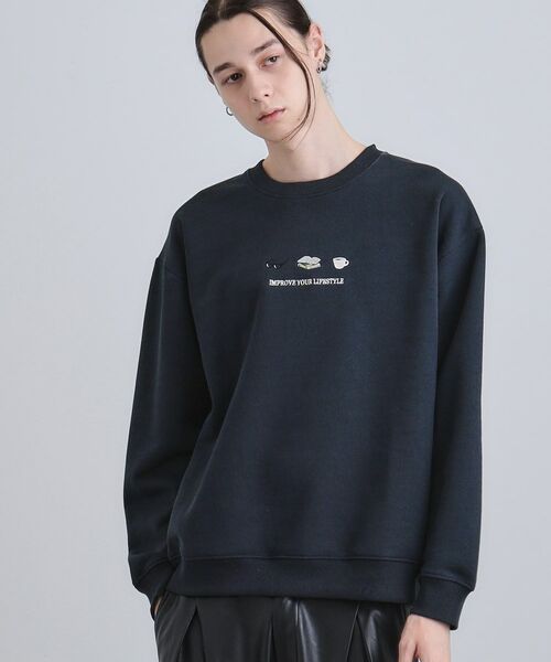 tk.TAKEO KIKUCHI / ティーケー タケオキクチ スウェット | スリーアイテム刺繍スウェット | 詳細5