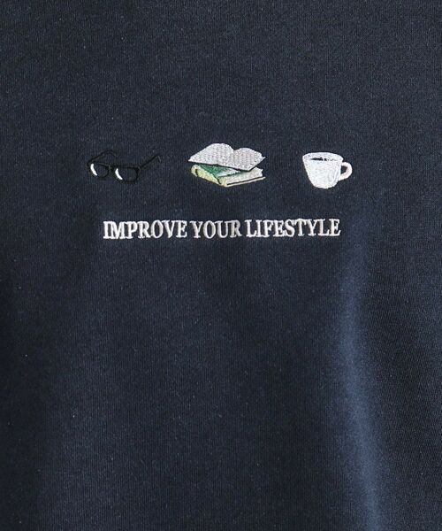 tk.TAKEO KIKUCHI / ティーケー タケオキクチ スウェット | スリーアイテム刺繍スウェット | 詳細8