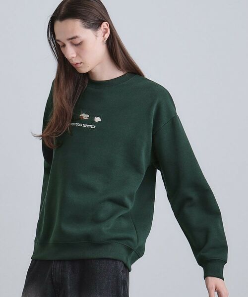 tk.TAKEO KIKUCHI / ティーケー タケオキクチ スウェット | スリーアイテム刺繍スウェット | 詳細9