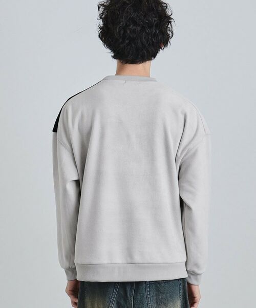 tk.TAKEO KIKUCHI / ティーケー タケオキクチ スウェット | ダブルフェイス切り替えプルオーバー | 詳細15