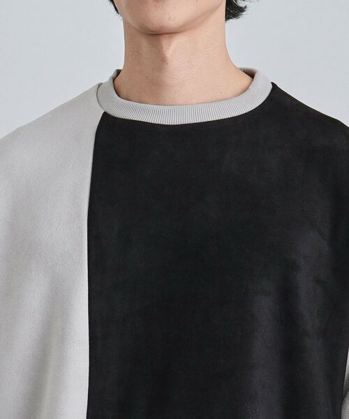tk.TAKEO KIKUCHI / ティーケー タケオキクチ スウェット | ダブルフェイス切り替えプルオーバー | 詳細16
