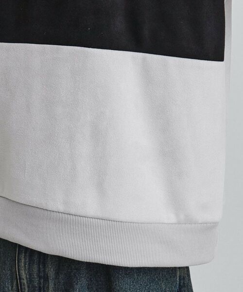 tk.TAKEO KIKUCHI / ティーケー タケオキクチ スウェット | ダブルフェイス切り替えプルオーバー | 詳細18
