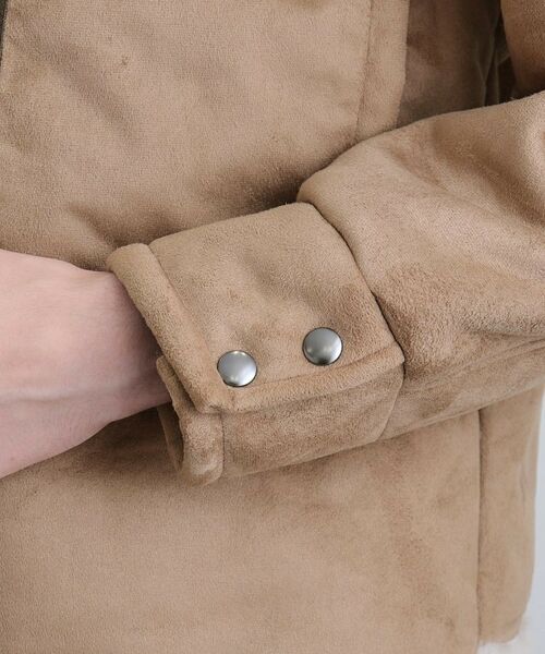 tk.TAKEO KIKUCHI / ティーケー タケオキクチ レザーブルゾン・ジャケット | フェイクムートンブルゾン | 詳細14