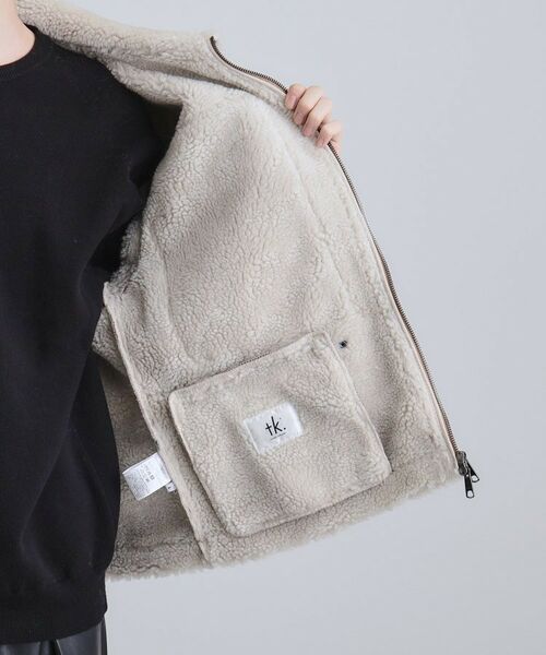 tk.TAKEO KIKUCHI / ティーケー タケオキクチ レザーブルゾン・ジャケット | フェイクムートンブルゾン | 詳細18