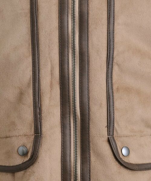 tk.TAKEO KIKUCHI / ティーケー タケオキクチ レザーブルゾン・ジャケット | フェイクムートンブルゾン | 詳細8