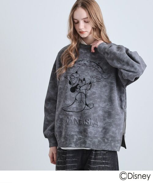 tk.TAKEO KIKUCHI / ティーケー タケオキクチ カットソー | ディズニーカプセルコレクション『ファンタジア』クルーネック | 詳細26