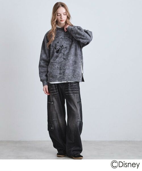 tk.TAKEO KIKUCHI / ティーケー タケオキクチ カットソー | ディズニーカプセルコレクション『ファンタジア』クルーネック | 詳細27