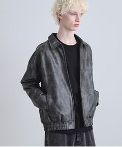 tk.TAKEO KIKUCHI / ティーケー タケオキクチ レザーブルゾン・ジャケット | A‐2コーティングブルゾン