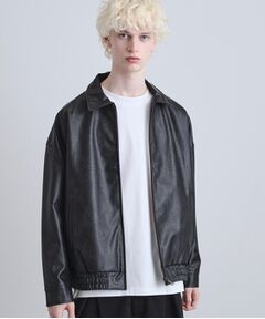 tk.TAKEO KIKUCHI / ティーケー タケオキクチ レザーブルゾン・ジャケット | A‐2コーティングブルゾン