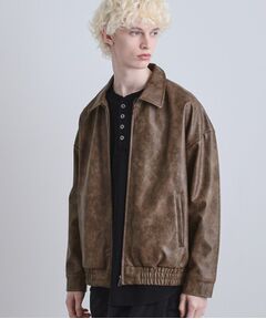 tk.TAKEO KIKUCHI / ティーケー タケオキクチ レザーブルゾン・ジャケット | A‐2コーティングブルゾン