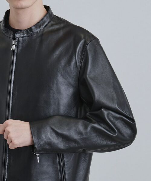 tk.TAKEO KIKUCHI / ティーケー タケオキクチ レザーブルゾン・ジャケット | 【本革】ラムレザーシングルライダース | 詳細10