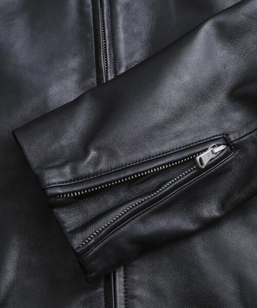 tk.TAKEO KIKUCHI / ティーケー タケオキクチ レザーブルゾン・ジャケット | 【本革】ラムレザーシングルライダース | 詳細21