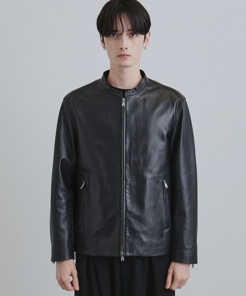 tk.TAKEO KIKUCHI / ティーケー タケオキクチ レザーブルゾン・ジャケット | 【本革】ラムレザーシングルライダース | 詳細6
