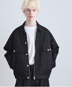 tk.TAKEO KIKUCHI / ティーケー タケオキクチ レザーブルゾン・ジャケット | 【別注】Dickiesワークジャケット