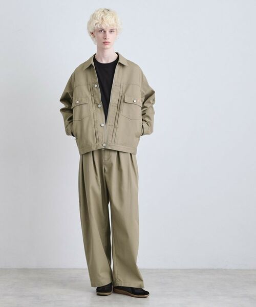 tk.TAKEO KIKUCHI / ティーケー タケオキクチ レザーブルゾン・ジャケット | 【別注】Dickiesワークジャケット | 詳細10