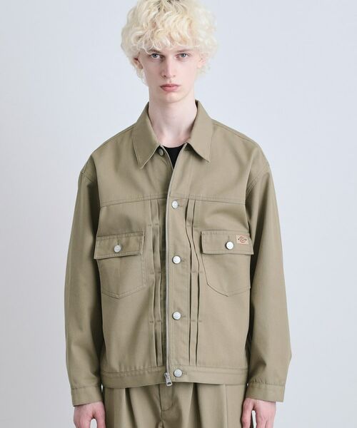 tk.TAKEO KIKUCHI / ティーケー タケオキクチ レザーブルゾン・ジャケット | 【別注】Dickiesワークジャケット | 詳細19