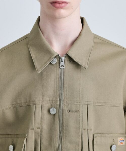 tk.TAKEO KIKUCHI / ティーケー タケオキクチ レザーブルゾン・ジャケット | 【別注】Dickiesワークジャケット | 詳細20