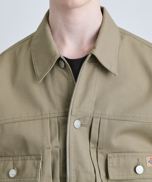 tk.TAKEO KIKUCHI / ティーケー タケオキクチ レザーブルゾン・ジャケット | 【別注】Dickiesワークジャケット | 詳細21