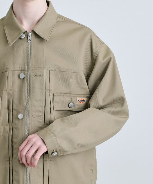 tk.TAKEO KIKUCHI / ティーケー タケオキクチ レザーブルゾン・ジャケット | 【別注】Dickiesワークジャケット | 詳細22