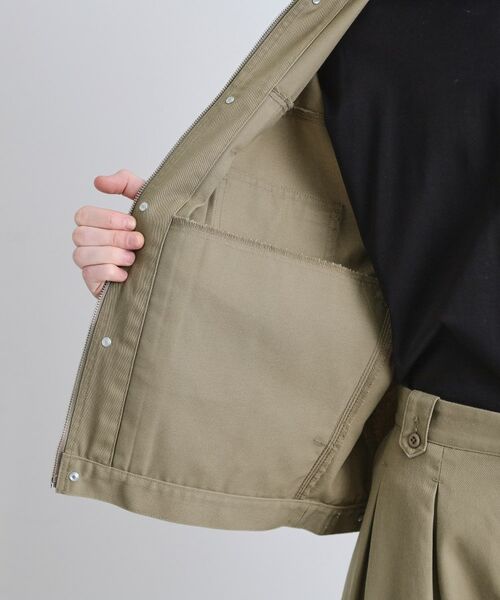 tk.TAKEO KIKUCHI / ティーケー タケオキクチ レザーブルゾン・ジャケット | 【別注】Dickiesワークジャケット | 詳細25