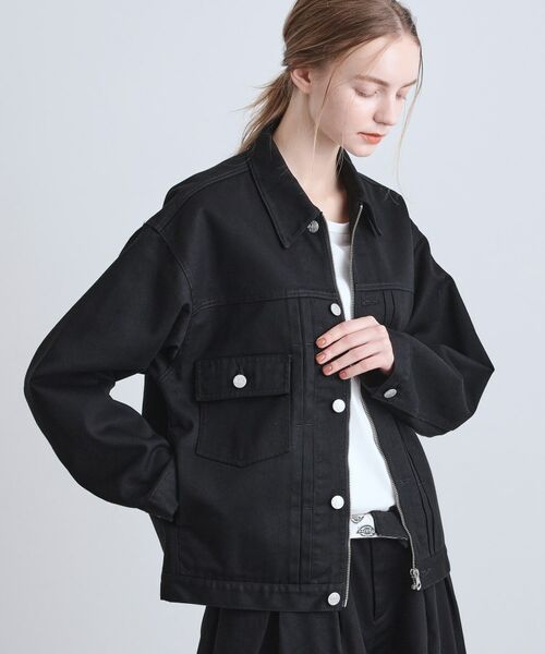 tk.TAKEO KIKUCHI / ティーケー タケオキクチ レザーブルゾン・ジャケット | 【別注】Dickiesワークジャケット | 詳細6