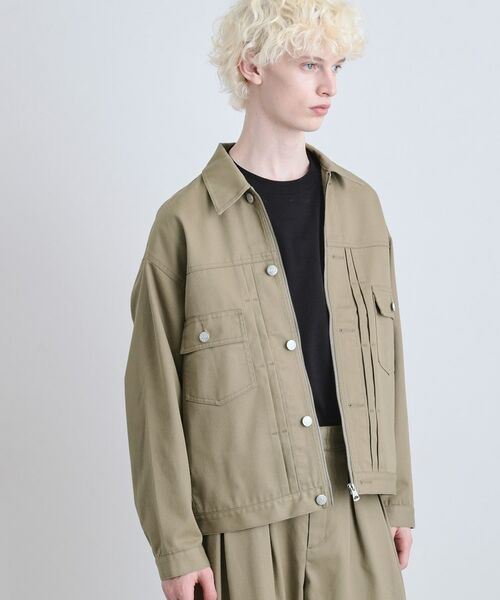 tk.TAKEO KIKUCHI / ティーケー タケオキクチ レザーブルゾン・ジャケット | 【別注】Dickiesワークジャケット | 詳細9