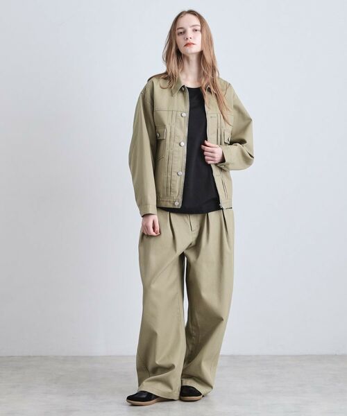 tk.TAKEO KIKUCHI / ティーケー タケオキクチ パンツ | 【別注】Dickies バギーシルエットパンツ | 詳細13