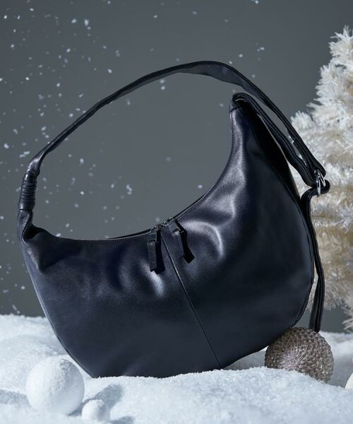 tk.TAKEO KIKUCHI / ティーケー タケオキクチ ショルダーバッグ | 【牛革使用】リアルレザーラウンドショルダーバッグ | 詳細6