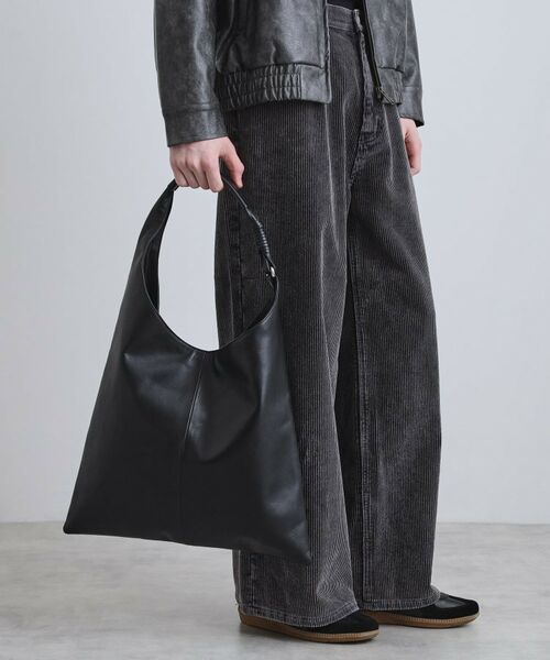 tk.TAKEO KIKUCHI / ティーケー タケオキクチ トートバッグ | 【牛革使用】リアルレザートラペゾイドバッグ | 詳細10