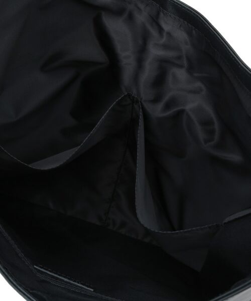 tk.TAKEO KIKUCHI / ティーケー タケオキクチ トートバッグ | 【牛革使用】リアルレザートラペゾイドバッグ | 詳細8