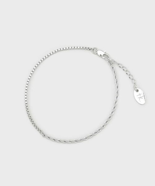 tk.TAKEO KIKUCHI / ティーケー タケオキクチ ブレスレット・バングル | ナローコンビブレスレット／ステンレス | 詳細7